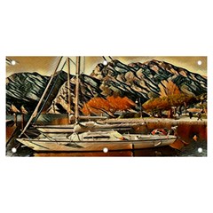 Art Boats Garda, Italy  Banner And Sign 6  X 3  by ConteMonfrey