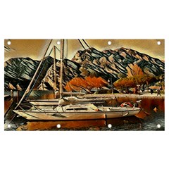 Art Boats Garda, Italy  Banner And Sign 7  X 4  by ConteMonfrey