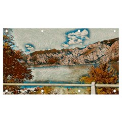 Side Way To Lake Garda, Italy  Banner And Sign 7  X 4  by ConteMonfrey
