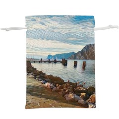 Ducks On Gardasee Lightweight Drawstring Pouch (xl) by ConteMonfrey