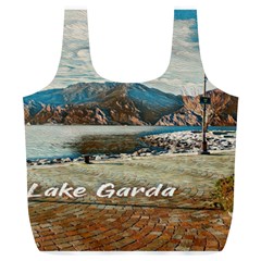 Calm Day On Lake Garda Full Print Recycle Bag (xl) by ConteMonfrey