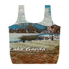 Calm Day On Lake Garda Full Print Recycle Bag (l) by ConteMonfrey
