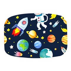 Space Galaxy Seamless Background Mini Square Pill Box by Jancukart