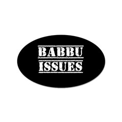 Babbu Issues - Italian Daddy Issues Sticker Oval (100 Pack) by ConteMonfrey