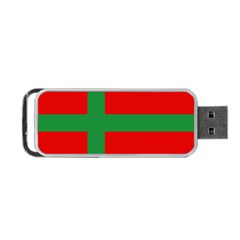 Bornholm Denmark Flag Portable Usb Flash (two Sides) by tony4urban