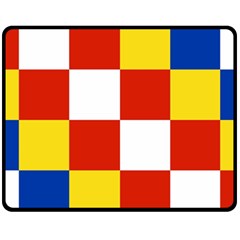 Antwerp Flag One Side Fleece Blanket (medium) by tony4urban