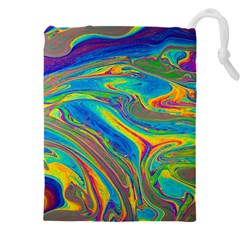 My Bubble Project Fit To Screen Drawstring Pouch (4xl) by artworkshop
