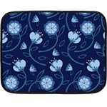 Flower One Side Fleece Blanket (Mini) 35 x27  Blanket