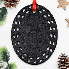 Black Wall Texture Ornament (oval Filigree) by artworkshop