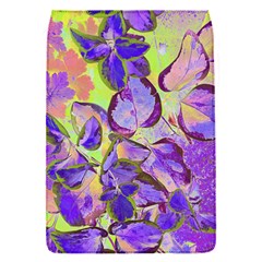 Purple Leaves Removable Flap Cover (s) by DinkovaArt