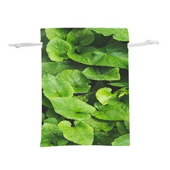 Layered Plant Leaves Iphone Wallpaper Lightweight Drawstring Pouch (s) by artworkshop