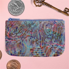 Pattern Texture Design Large Coin Purse by artworkshop