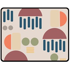 Art Background Abstract Design One Side Fleece Blanket (medium) by Jancukart