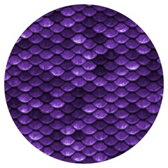 Purple Scales! Round Trivet by fructosebat