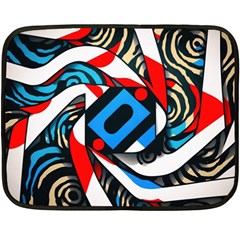 Abstract Background Pattern Fleece Blanket (mini) by Jancukart