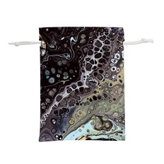 Black Marble Abstract Pattern Texture Lightweight Drawstring Pouch (s) by Jancukart