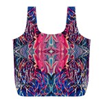 Abstract arabesque Full Print Recycle Bag (L) Back