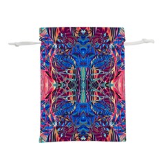 Cobalt Arabesque Lightweight Drawstring Pouch (s) by kaleidomarblingart