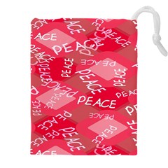 Background Peace Doodles Graphic Drawstring Pouch (4xl) by Ravend