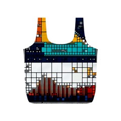 Abstract Statistics Rectangles Classification Full Print Recycle Bag (s) by Pakemis