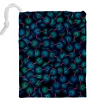 Background Abstract Textile Design Drawstring Pouch (4XL) Back