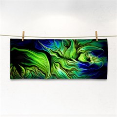 Fractal Art Pattern Abstract Fantasy Digital Hand Towel by Jancukart