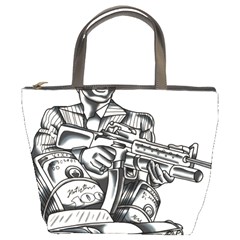Scarface Movie Traditional Tattoo Bucket Bag by tradlinestyle