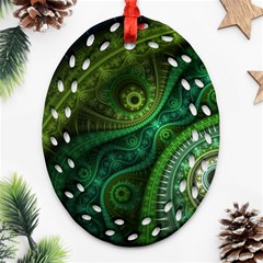 Abstract Pattern Design Art Fabric Decoration Ornament (oval Filigree) by danenraven