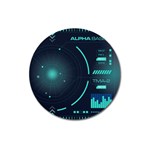 Sci Fi Computer Screen Magnet 3  (Round) Front