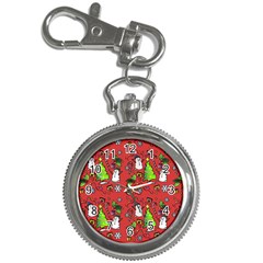 Santa Snowman Gift Holiday Key Chain Watches by Uceng