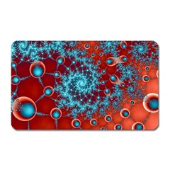 Fractal Pattern Background Magnet (rectangular) by Uceng