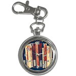 Books Shelf Library Book Shelf Key Chain Watches Front