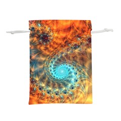 Fractal Math Abstract Mysterious Mystery Vortex Lightweight Drawstring Pouch (m) by Ravend