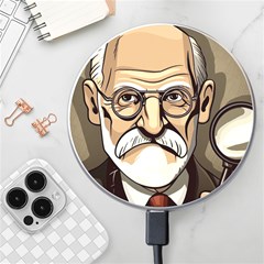 Ai Generated Psychotherapist Psychology Therapy Wireless Fast Charger(white) by danenraven