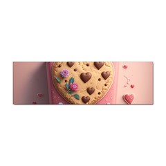 Cookies Valentine Heart Holiday Gift Love Sticker Bumper (10 Pack) by danenraven