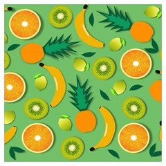 Fruit Tropical Pattern Design Art Pattern Lightweight Scarf  by Ravend