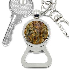 Rusty Orange Abstract Surface Bottle Opener Key Chain by dflcprintsclothing