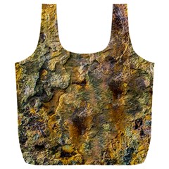 Rusty Orange Abstract Surface Full Print Recycle Bag (xxl) by dflcprintsclothing
