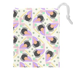 Pattern Pastel Drawing Art Drawstring Pouch (5xl) by Ravend