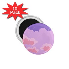 Sky Nature Sunset Clouds Space Fantasy Sunrise 1 75  Magnets (10 Pack)  by Ravend