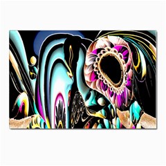 Garden Flower Nature Digital Art Abstract Postcards 5  X 7  (pkg Of 10) by Ravend