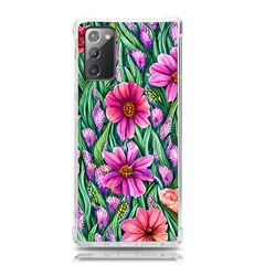 Cheerful And Cheery Blooms Samsung Galaxy Note 20 Tpu Uv Case by GardenOfOphir