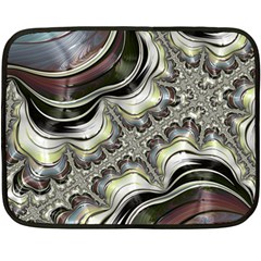 Fractal Background Pattern Texture Abstract Design Art Fleece Blanket (mini) by Ravend