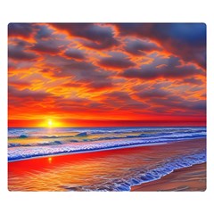 Golden Sun Premium Plush Fleece Blanket (small) by GardenOfOphir