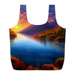 Immaculate Sunset Full Print Recycle Bag (L) Back