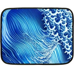 Wave Beach Iii Fleece Blanket (mini) by GardenOfOphir