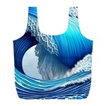 The Power Of The Ocean Full Print Recycle Bag (L) Back