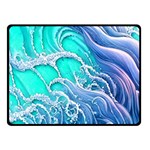 The Beauty Of Waves Fleece Blanket (Small) 45 x34  Blanket Back