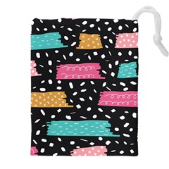 Arts Pattern Design Wallpaper Background Print Drawstring Pouch (4xl) by Ravend