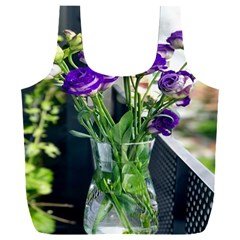 Cute Flower Wallpaper Full Print Recycle Bag (xxxl) by artworkshop